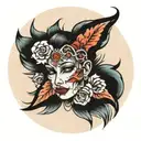 face tattoo tattoo design idea