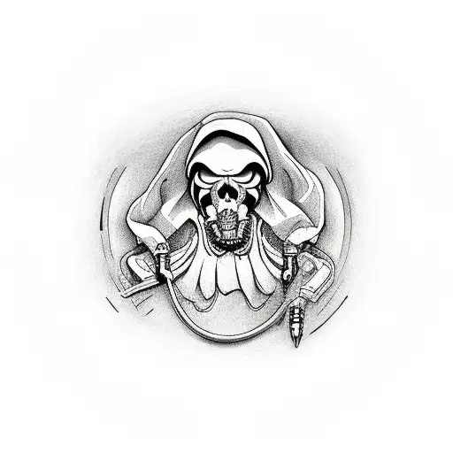 reaper electrician  tattoo design idea