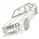 bmw e30 take over tattoo design idea