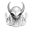 xenomorph tattoo design idea