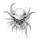 xenomorph tattoo design idea