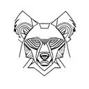 brother bear eagle, Wolf, Bear totem fine line tattoo design idea