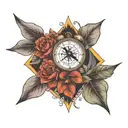 mountains, jackson, addie, compass, propeller tattoo design idea