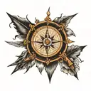 mountains, jackson, addie, compass, propeller tattoo design idea