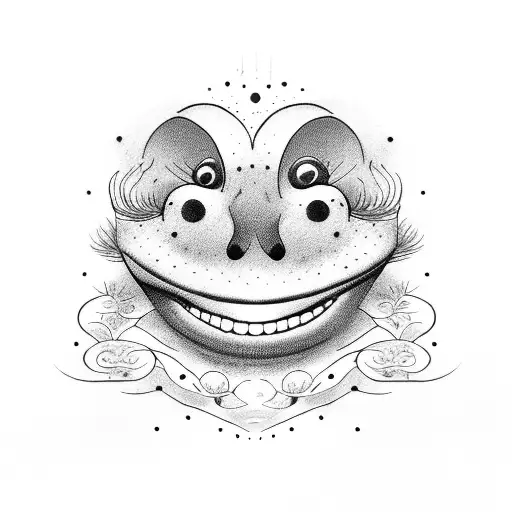 smile now cry later tattoo design idea