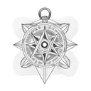 Small Tattoo containing a  memorial to a father that passed away February 1st, 2021. Incorporate a compass, displaying t tattoo design idea