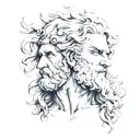 Zeus tattoo design idea