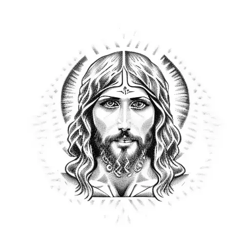 resurrection of jesus christ tattoo design idea