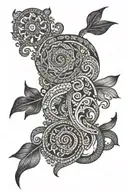 Anglo-Saxon tattoo design idea