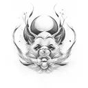 quote dolce far niente tattoo design idea