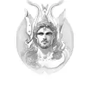 greek god apollo tattoo design idea
