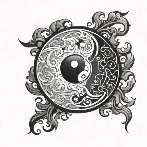 i have a yin yang tattoo on my hand next to my thumb i want to hide it  tattoo design idea