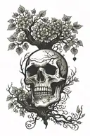 poison tree tattoo design idea