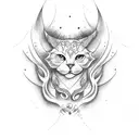 fire ratio tattoo design idea