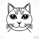 cat with Line Design with Name "Susi"  tattoo design idea