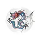 dragon fang  tattoo design idea