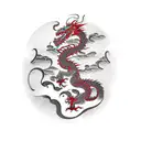 dragon fang  tattoo design idea