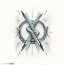 chosen even broken tattoo design idea