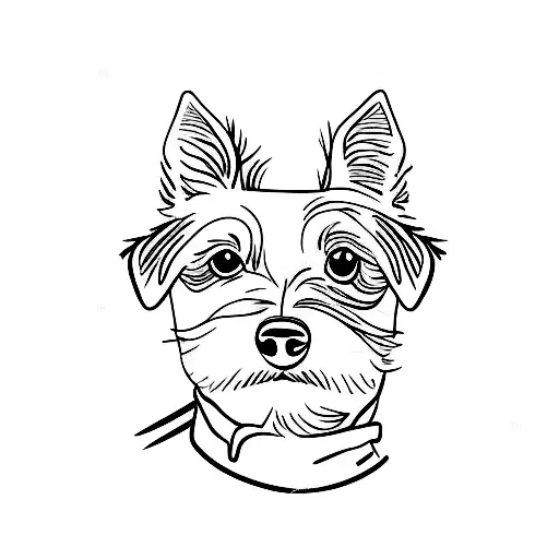 jack russel tattoo design idea