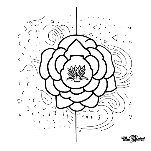 make a creative tattoo using these lyrics as inspiration: "Try to relate in my state." tattoo design idea