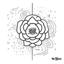 make a creative tattoo using these lyrics as inspiration: "Try to relate in my state." tattoo design idea