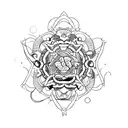 make a creative tattoo using these lyrics as inspiration: "Try to relate in my state." tattoo design idea