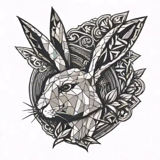 Playboy bunny logo tattoo design idea