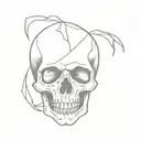 Memento Mori tattoo design idea