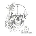 Memento Mori tattoo design idea