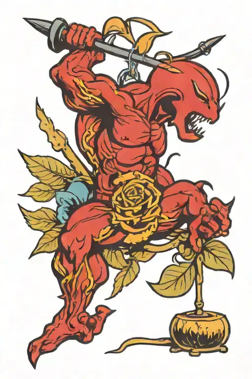 gym tattoo design idea