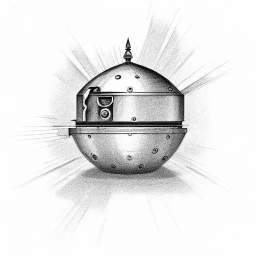 F-1 grenade  tattoo design idea