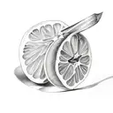 Lemon grenade  tattoo design idea