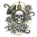 My father was a tailor and he died and I love Interstallar Film I want you to make a tattoo based on this information so tattoo design idea