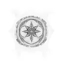 Mnemosyne with number 9  tattoo design idea