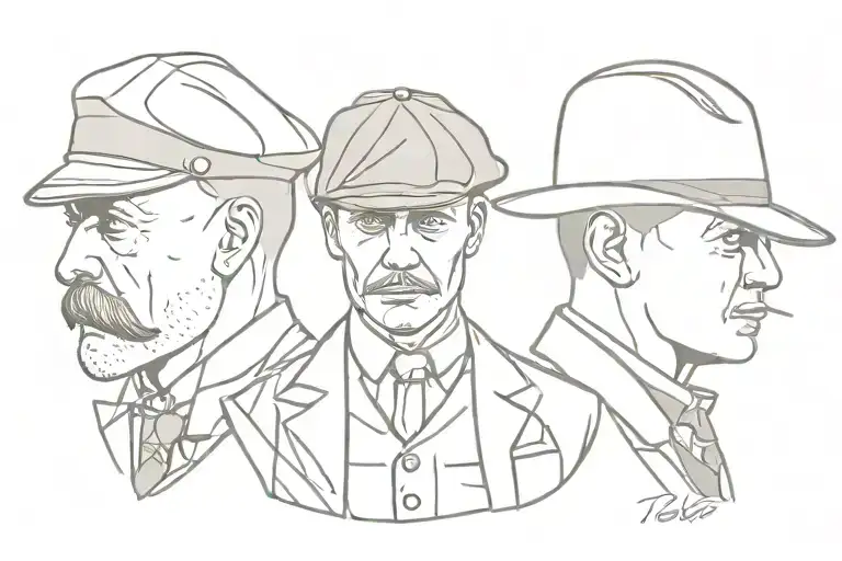 Peaky blinders tattoo design idea