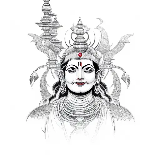 mahakal tattoo design idea
