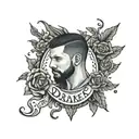 drake lyrics tattoo design idea