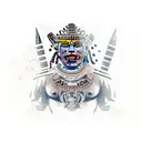 jaguar aztec warrior hungry tattoo design idea