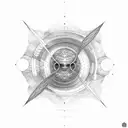 planets align tattoo design idea