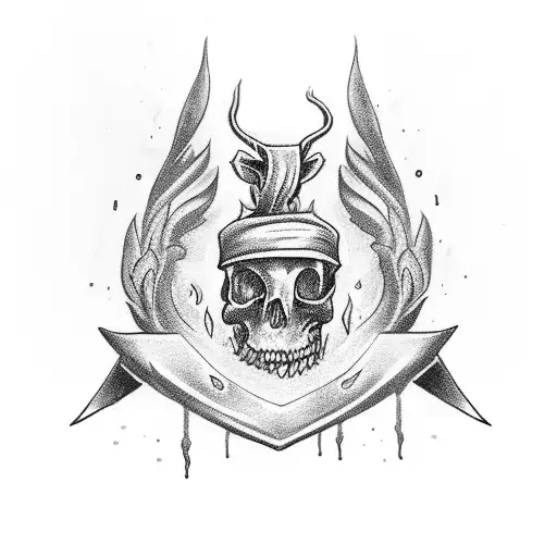 Create a candle design with an ecclesiastical Latin phrase tattoo design idea