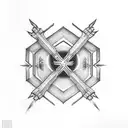 IRON CROSS tattoo design idea