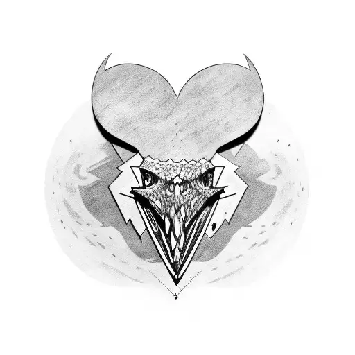 odins ravens on chest tattoo design idea