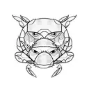 crab bear turtle tattoo design idea