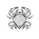 crab bear turtle tattoo design idea