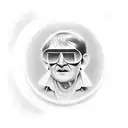 Number sixty-three with circle, Roy Orbison tattoo design idea