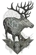 ELK tattoo design idea