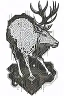 ELK tattoo design idea