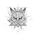 Emilie n'aime un ambigram tattoo design idea