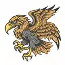 German Eagle tattoo design idea