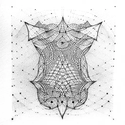 lines tattoo design idea